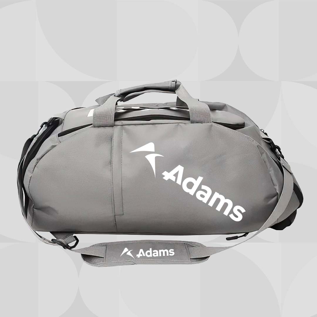 Adams bags – multifunctional and durable backpacks for men and women. Made from waterproof, stain-resistant nylon, they are practical for gym, travel, and daily use. The description highlights their premium quality, spacious design, and versatile functions, making them reliable for every lifestyle