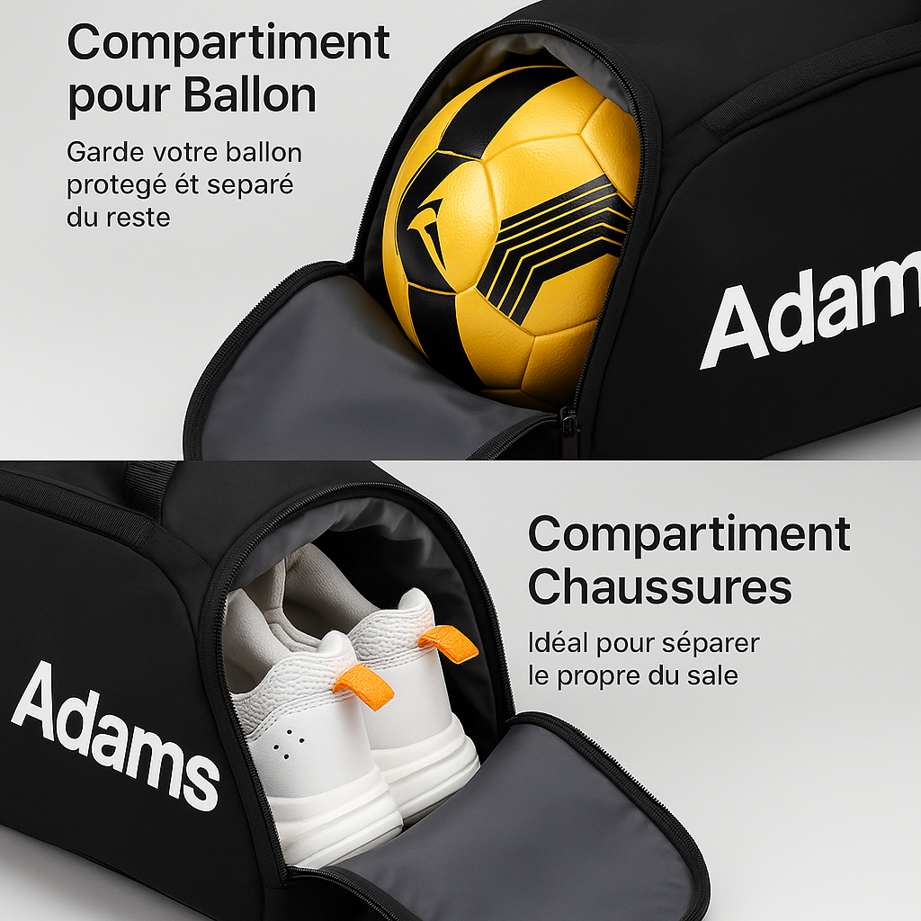 Adams Gym Bag: 3-in-1 Sport & Travel Bag (40L)