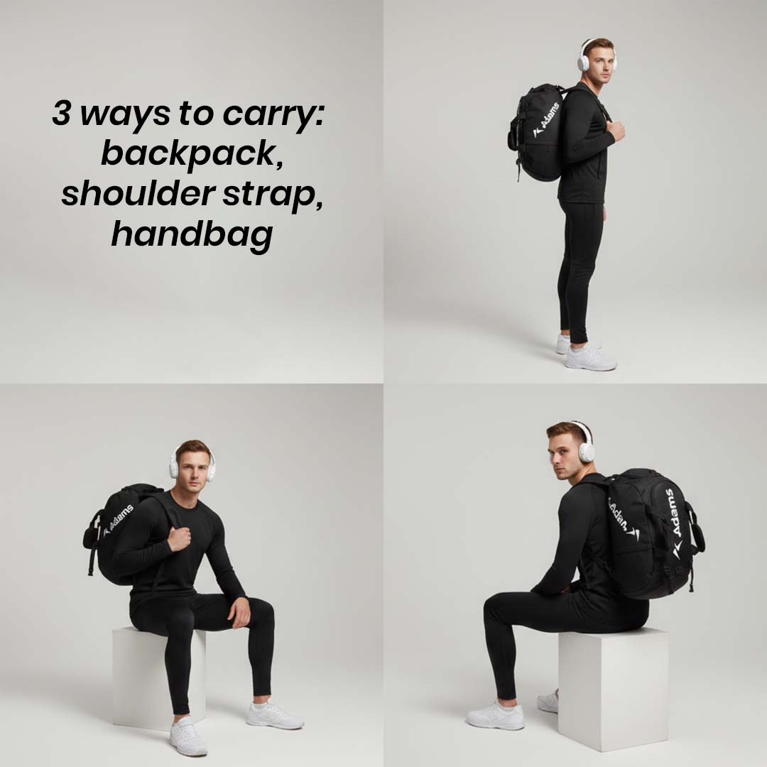 Adams Gym Bag: 3-in-1 Sport & Travel Bag (40L)